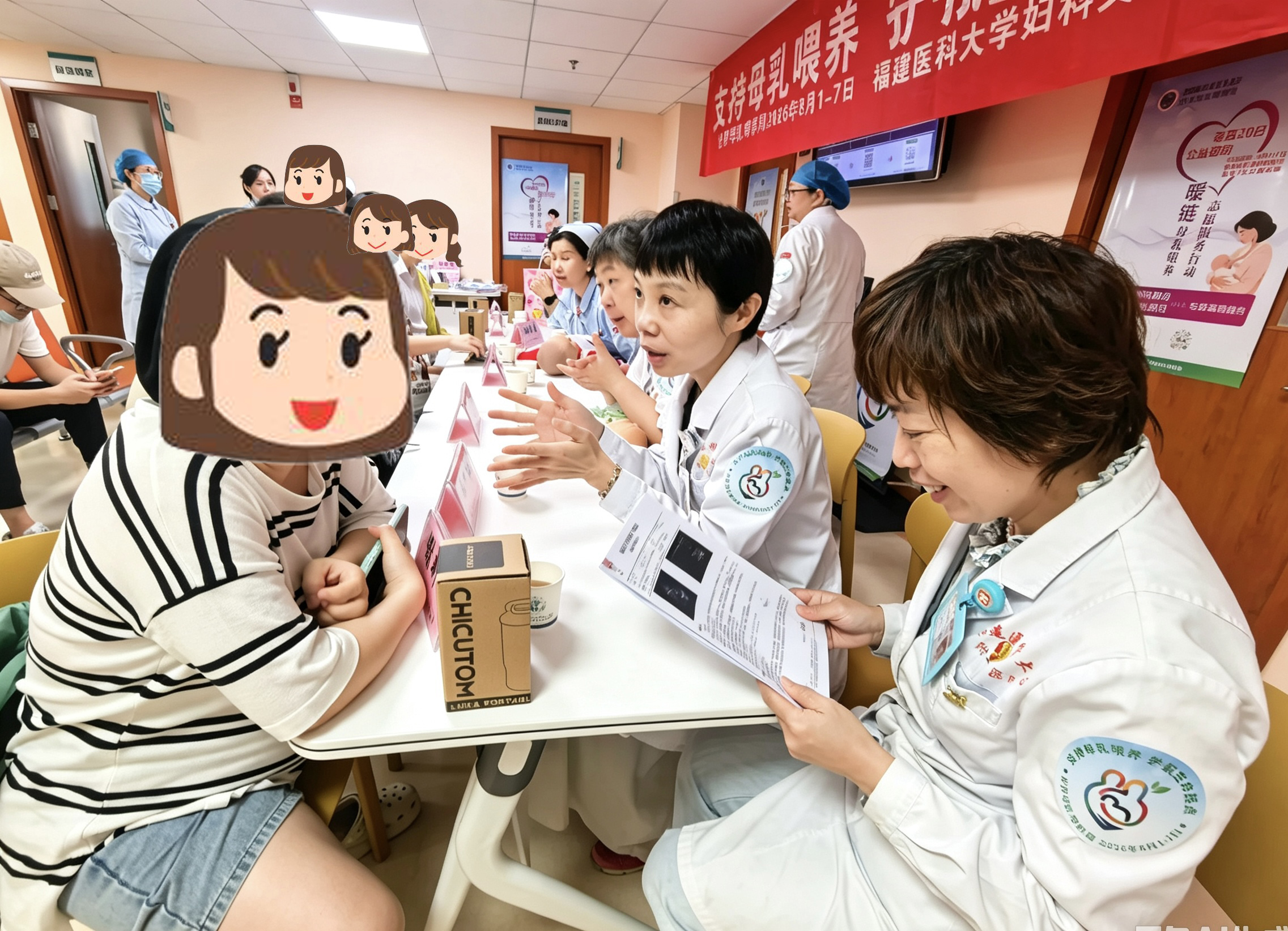 支持母乳喂养 护航生命起点 ——福医附一医院妇科、产科党支部开展母乳喂养周公益义诊活动 支持母乳喂养 护航生命起点 ——福医附一医院妇科、产科党支部开展母乳喂养周公益义诊活动