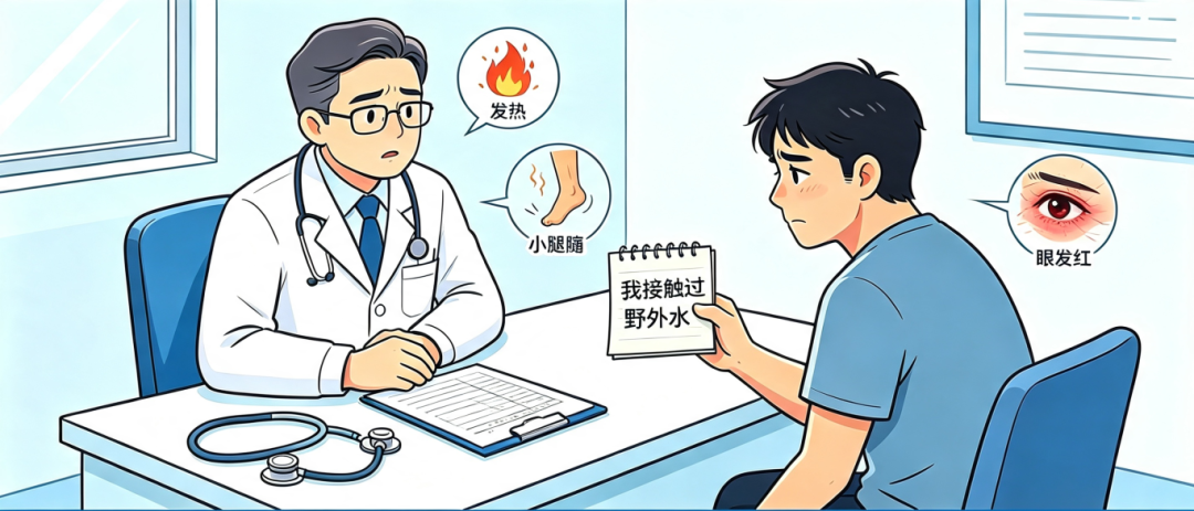 『华福科普』高热不退、双眼充血、小腿疼痛却找不到原因？警惕水中“钩”人的“隐形杀手”