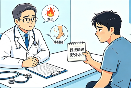 『华福科普』高热不退、双眼充血、小腿疼痛却找不到原因？警惕水中“钩”人的“隐形杀手”