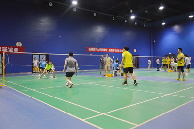 快乐羽球  健康你我——我院举办2015年职工羽毛球混合团体赛