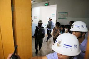 『平安附一』我院举行反恐防暴应急演练