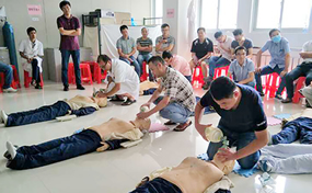 我院赴闽南医院开展美国心脏协会BLS学员培训