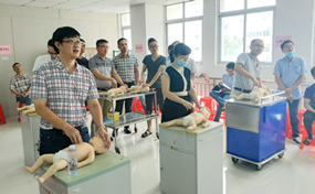 我院赴闽南医院开展美国心脏协会BLS学员培训